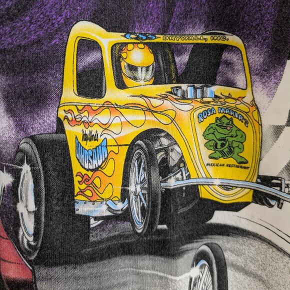 Vintage 2002 Mens Drag Racing L T-Shirt Goodguys Fomoso Fuel & Gas Bakersfield - Picture 4 of 12